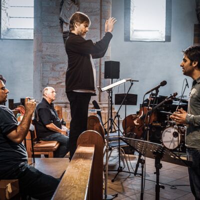 Hannibal Saad, Johannes Rahe, Frank Carlberg & Rebal Alkhodari © Philippe Frese