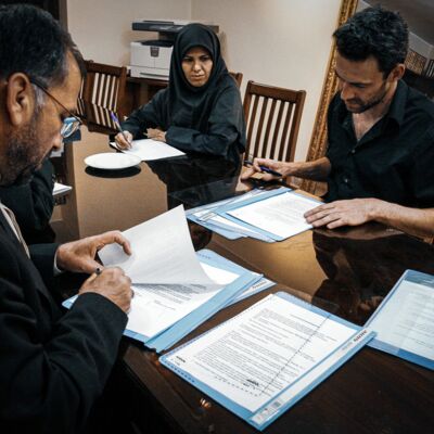 Contract Signing for Guest Performance of the Osnabrück Symphony Orchestra in Tehran © Zohreh Soleimani