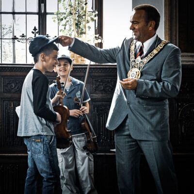 Reception of Pupils from Nazaret at Town Hall  © Philippe Frese