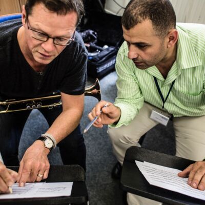 Ingolf Burkhardt & Nezar Omran © Andy Spyra
