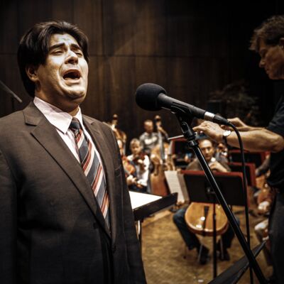 Salar Aghili, Munich Radio Orchestra & Frank Cramer © Philippe Frese