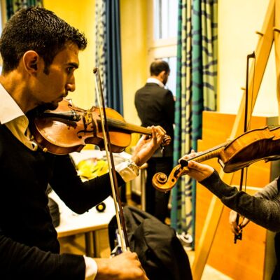 Backstage Morgenland Chamber Orchestra © Andy Spyra
