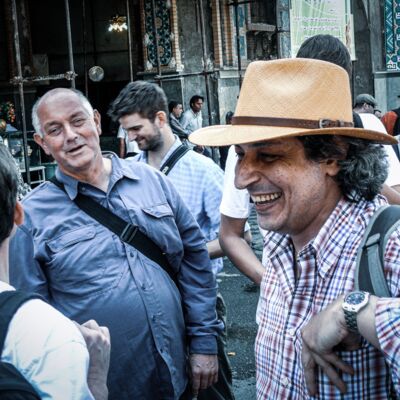 Johannes Rahe & Nader Mashayekhi in Tehran © Michael Dreyer