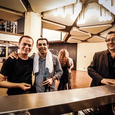 Perhat Khaliq, Rony Barrak & Ralf Döring © Philippe Frese
