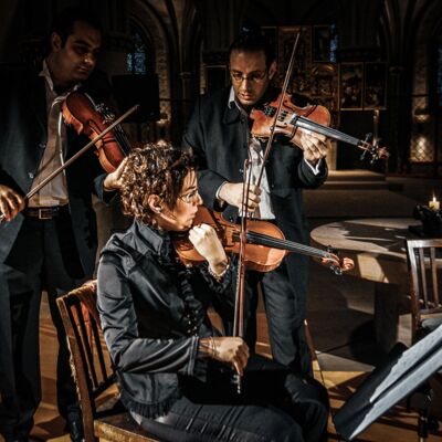 Rabie Azar, Sousan Eskandar & Naser Morah Lli © Philippe Frese